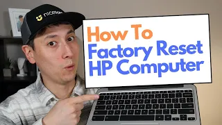 How To Factory Reset HP Computer - Restore To Factory Settings - Seen Using Windows 11