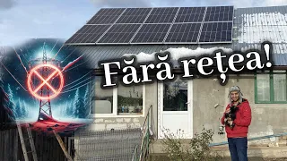 A picat curentul și am rămas off grid pe baterie