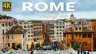 Rome, ITALY - 4K Ultra HD Walking Tour from Saint Peter Square to Spanish Steps - Eternal City