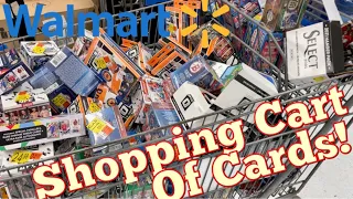 I FOUND A WHOLE SHOPPING CART FILLED WITH SPORTS CARDS AT WALMART!