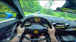 Ferrari 812 Competizione vs F12 TDF POV Drive Review!