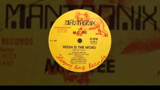 Mantronix - Fresh Is the Word (12' Club Mix)