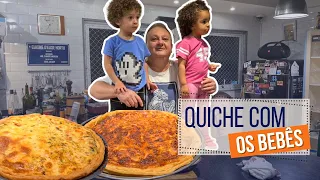 QUICHE DE ALHO PORÓ E LORRAINE COM OS BEBÊS | ERICK JACQUIN