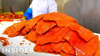 Behind The Scenes At NYC’s Favorite Smoked Fish Factory | Legendary Eats