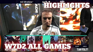 LEC W7D2 All Games Highlights | Week 7 Day 2 S12 LEC Spring 2022