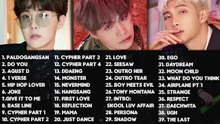 BTS Rap Line Playlist