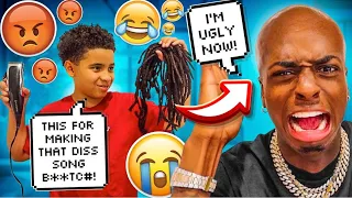MY 12 YEAR OLD BROTHER CUT MY BOYFRIEND HAIR OFF!!! **HE CRIED** 💔