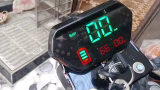 digital meter ki Sath Electric bike install digital meter e bike best Result