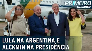 Lula desembarca na Argentina e Alckmin assume Presidência pela 1ª vez | Primeiro Impacto (23/01/23)