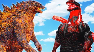 NUCLEAR GODZILLA VS SHIN GODZILLA - MONSTER BATTLE