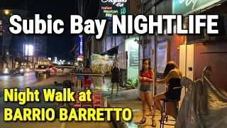 SUBIC PHILIPPINES NIGHTLIFE | Night Walk in Barrio Barretto, Subic Bay - Olongapo