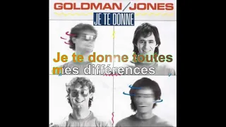 Jean-Jacques Goldman & Michael Jones - Je Te Donne [Paroles Audio HQ]
