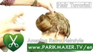 Amazing Retro Hairstyle parikmaxer tv english version
