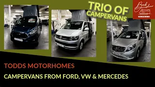 CAMPERVANS From Ford, VW & Mercedes - Todds Motorhomes