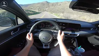 Canyon Blast! 2021 Kia K5 GT-Line AWD POV Spirited Drive