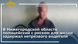 Ирина Волк: В Нижегородской области полицейский с риском для жизни задержал нетрезвого водителя