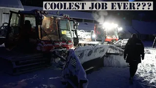 Epic Snowcat Ride-Along at Park City Mountain Resort! Grooming Largest Ski Area in USA