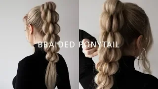 HOW TO: BANANA BUSCHEL BRAID ❤️ Unique Braided Ponytail