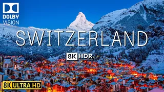 SWITZERLAND VIDEO 8K HDR 60fps DOLBY VISION WITH SOFT PIANO MUSIC