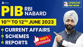 PIB Current Affairs MCQs | Important ESI Current Affairs Revision | RBI, SEBI & NABARD Preparation