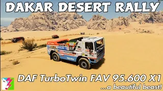 DAKAR DESERT RALLY - DAF TurboTwin...a beautiful 1980's beast!