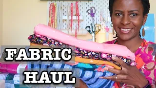 FABRIC HAUL AND SEWING PLANS - JUNE 2021