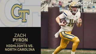 Georgia Tech QB Zach Pryon Highlights vs. Virginia Tech