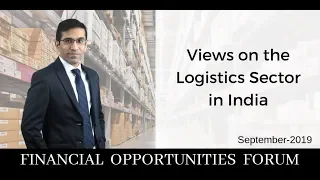 Views on the Logistics Sector in India