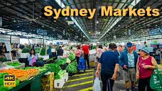 Sydney Australia Walking Tour - Biggest and Oldest Markets in Australia | 4K HDR