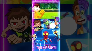 Ben10 Exe Green Gobby Alien exe Luca Exe Spiderman Exe Super Mario exe Sonic x Coffin Dance #shorts