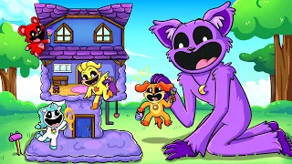 DOGDAY build a TINY HOUSE for CATNAP?! Poppy Playtime Chapter 3 Animation