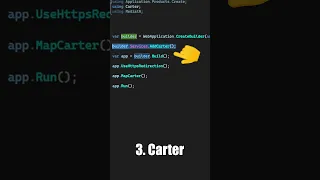 Register Minimal APIs Automatically With Carter #shorts