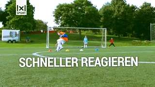 ⚽  Fußball-Torschussübung für Kinder - Farben-Wettschießen - Fußballtraining