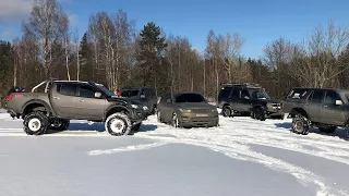 Городские понторезки против внедорожников. Сток Rubicon, Range Rover, Mitsubishi L200 и другие