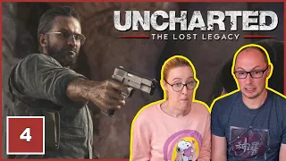 The Great Battle – Puzzles and Asav! | Let's Play Uncharted Lost Legacy (Blind Playthrough) | Part 4