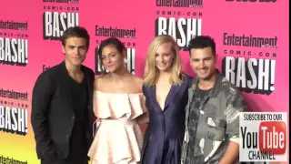 Paul Wesley, Phoebe Tonkin, Candice King and Michael Malarkey at the Entertainment Weekly San Diego