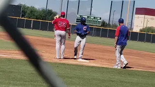 Miguel Fabrizio | Cubs | C | (2021 Instructional League)