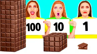 100 Camadas Alimentares Desafio | Mukbang por Craft4Fun Challenge