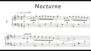 Nocturne (1) Bm - Daniel Hellbach + Sheet