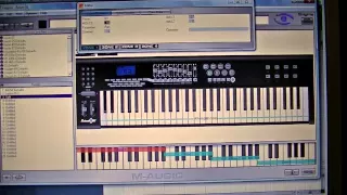 Axiom 61 / Controller keyboard split using Cubase 5 Tutorial.