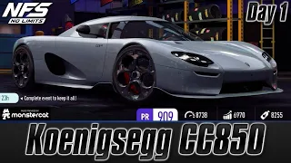 Need For Speed No Limits - Koenigsegg CC850 | Mousetrap | Day 1 | Nitro Novelty