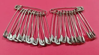 Safety Pin Craft Idea - Home Decor Out Of Safety Pin - Best Out Of Waste Craft