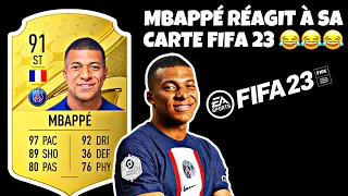 MBAPPÉ RÉAGIT À SA CARTE FIFA 23 😂😂😂😂😂😂😂