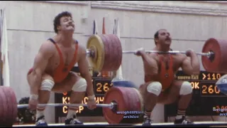 450kg Total - Kurlovich vs. Pisarenko @+110kg - 1983 Weightlifting World Championships