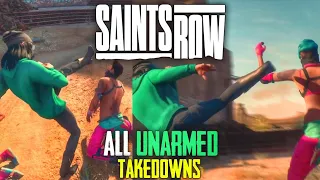 Saints Row | All Unarmed Takedowns