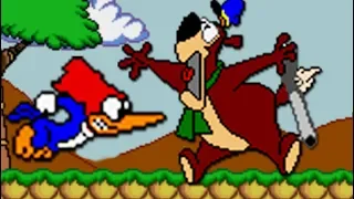 Woody Woodpecker (Genesis) All Bosses (No Damage)