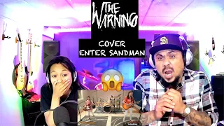 The Warning Enter Sandman cover (daughter react)