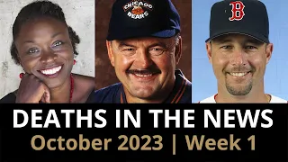 Who Died: October 2023 Week 1 | News