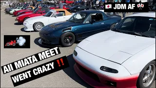 All Miata Meet went CRAZYYY (Ohayō meet in Dublin)