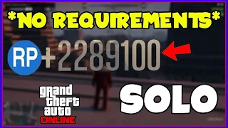 *SOLO* How To Rank Up Fast In Gta 5 Online On All Consoles.. (Unlimited RP For Everyone) *EASY*